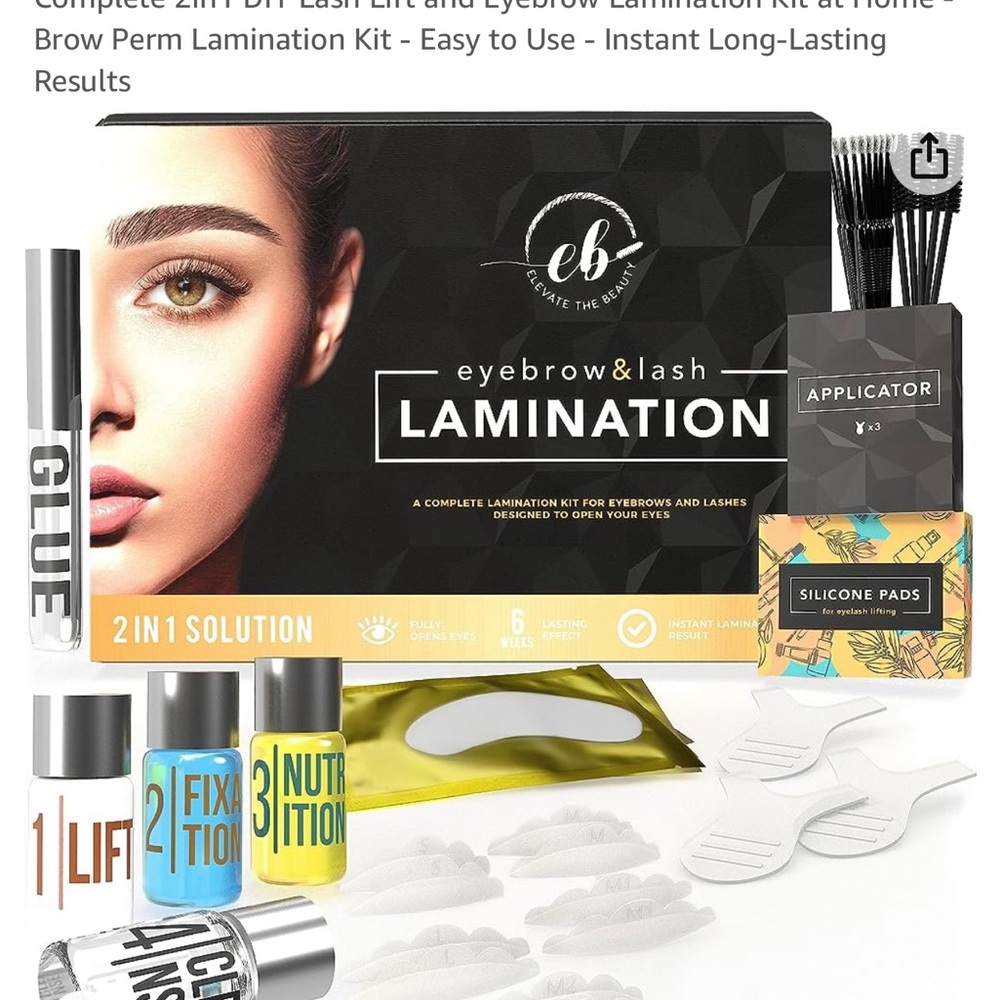 Eyebrow and Lash Lamination